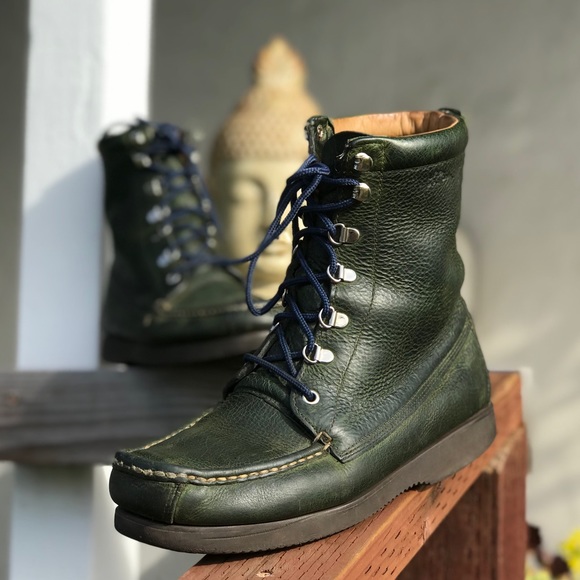 L.L. Bean Other - Vintage LL Bean Mens Green Leather Field Boots